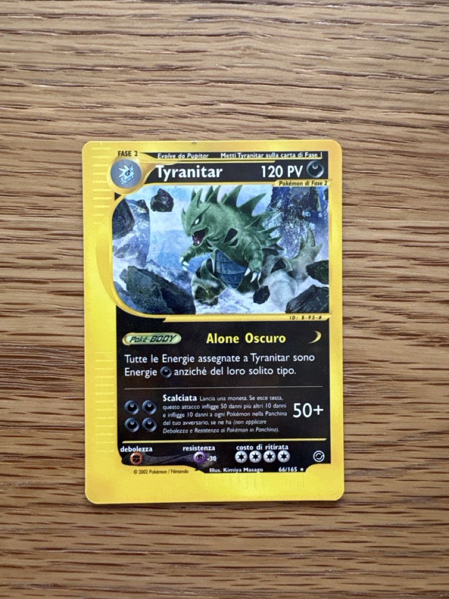 Pokémon Carte collezionabili: Pokemon, Tyranitar (Despotar), Expedition – Usato da Zürich venduto da el_marcel