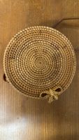 Round Rattan bag. Beach style chic!