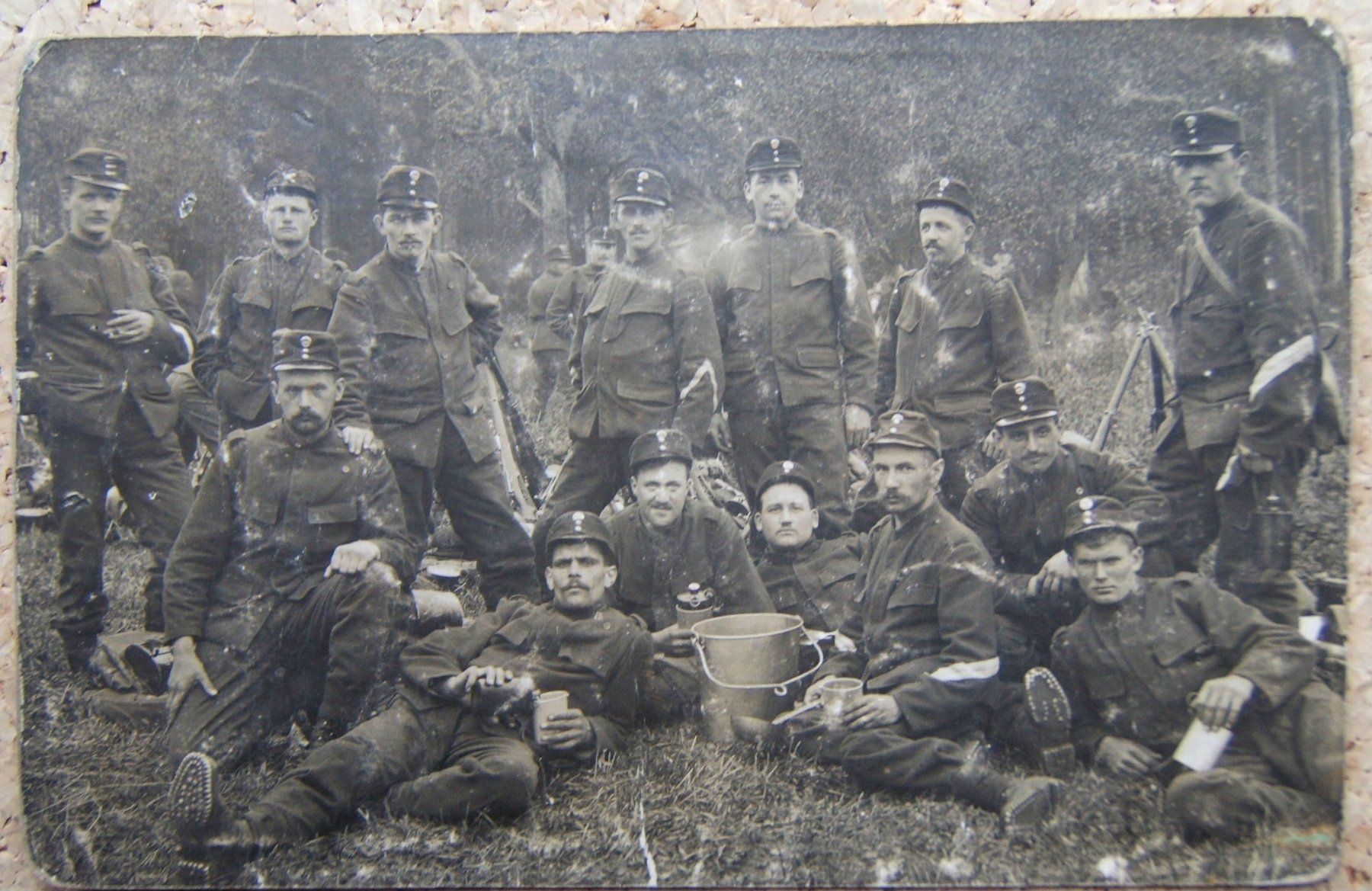 Cartoline postali: FOTO-AK MILITÄR 1913 – Usato da Brunnen venduto da Nonne04