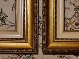 Paar Goldrahmen 80x60 Historismus Stil