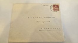 1924 Tell 20 Rp. Rollenmarke mit Klebestelle