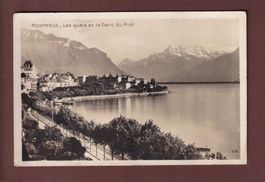 MONTREUX - Quai et Dents du midi - 1926