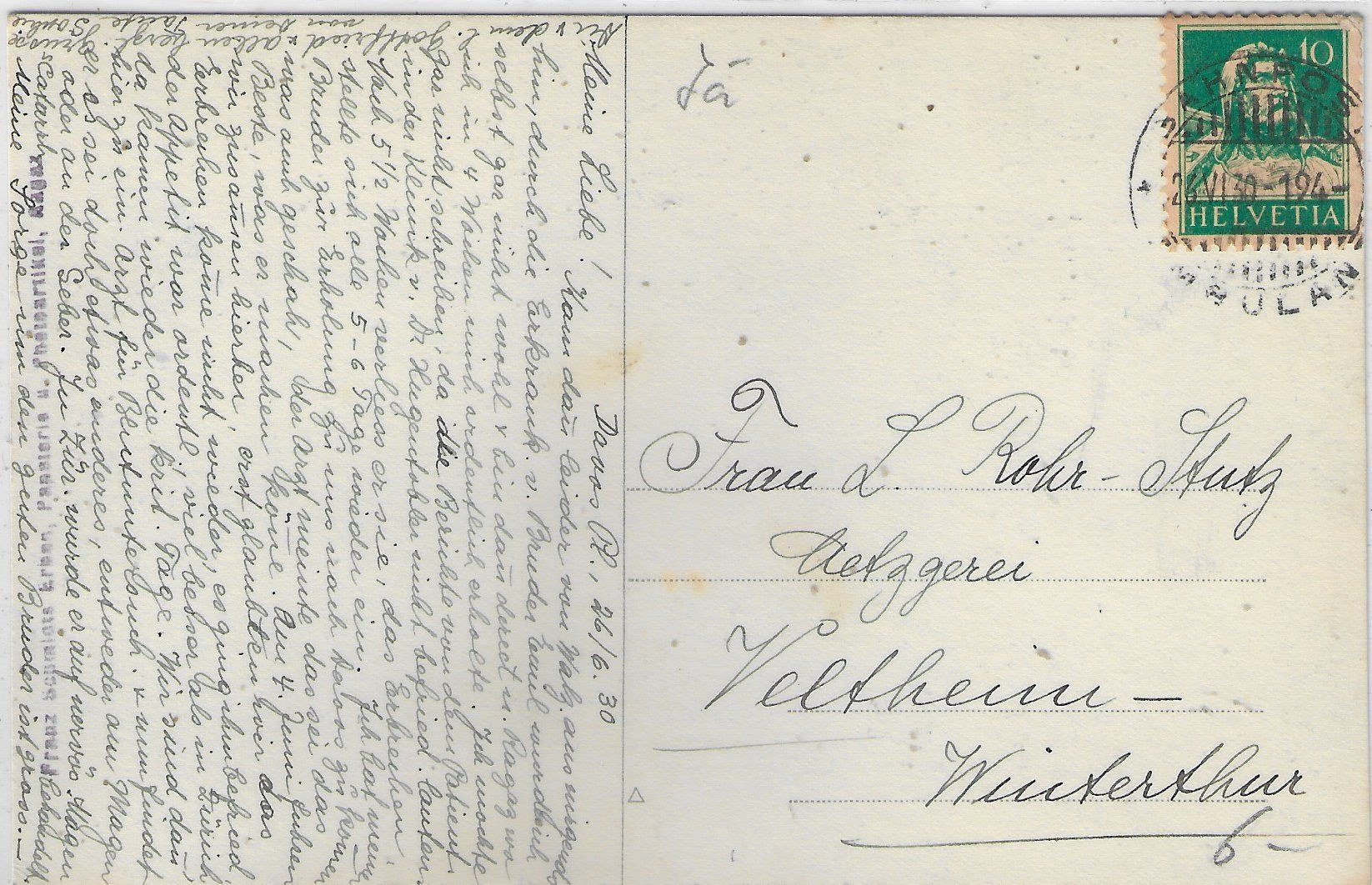 Cartes postales: Bad Ragaz - Am Giessenpark-See – D'occasion à Ettingen par Kartenplanet 1