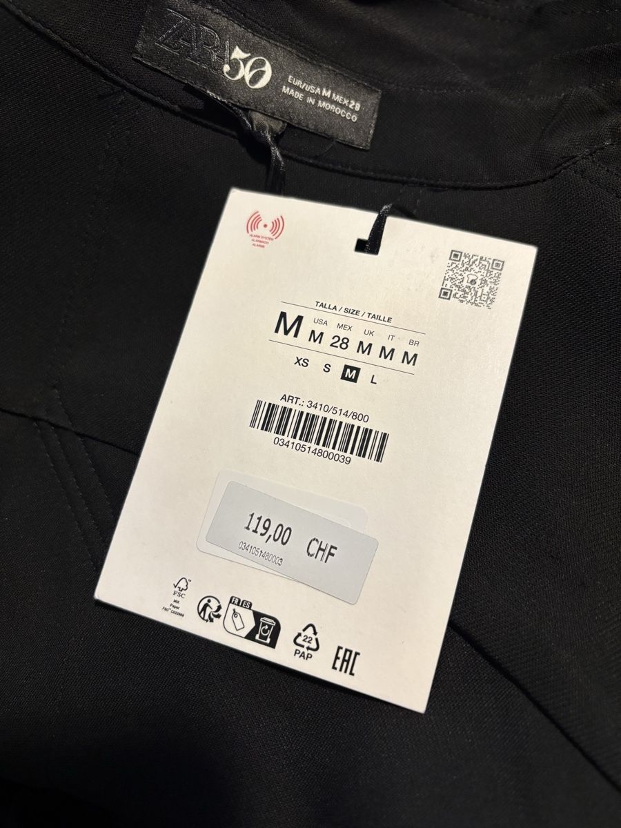 Zara Vestiti: Zara robe longue noire taille M/L – Nuovo e nell'imballaggio originale da Brügg BE venduto da rah_mqh8 4
