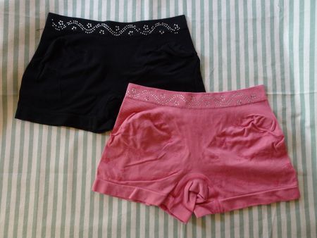2 Paar Pantys mit Strass Gr. XS - 225245