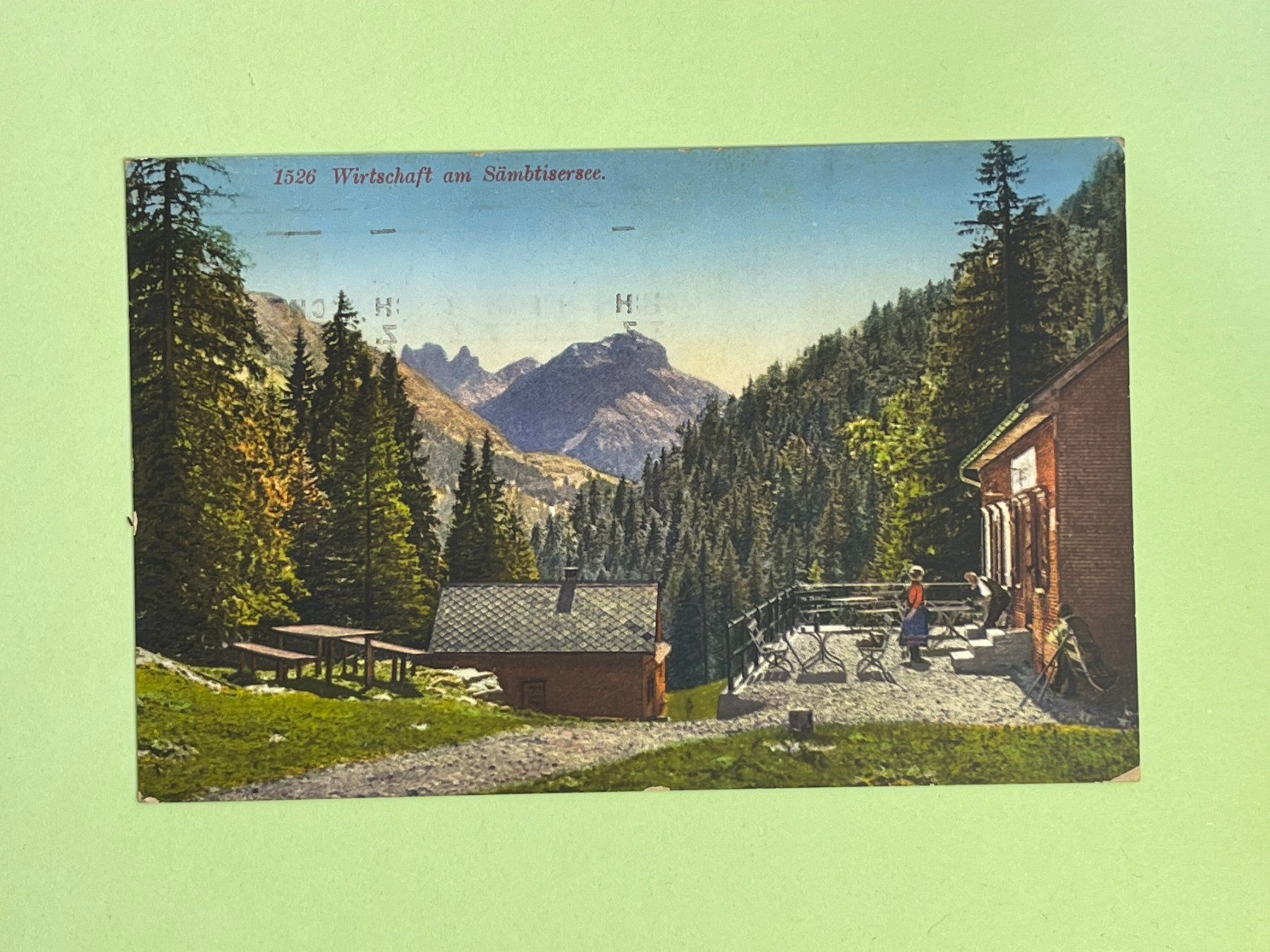 Cartoline postali: Wirtschaft am Sämbtisersee – Usato da Steg VS venduto da danwer74