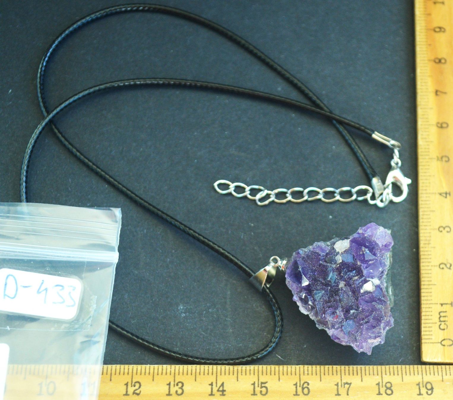 Catenine: Halskette D-433 – Amethyst Cluster – Nuovo e nell'imballaggio originale da Goldiwil (Thun) venduto da han_v5b7 6