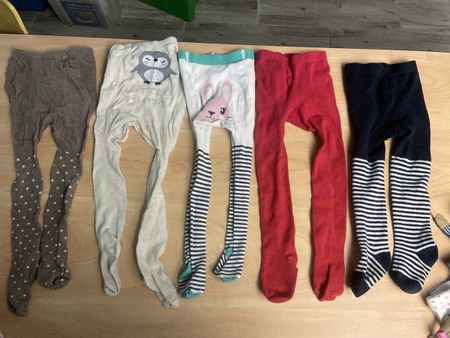 5 Mädchen Strumpfhosen Gr.74/80