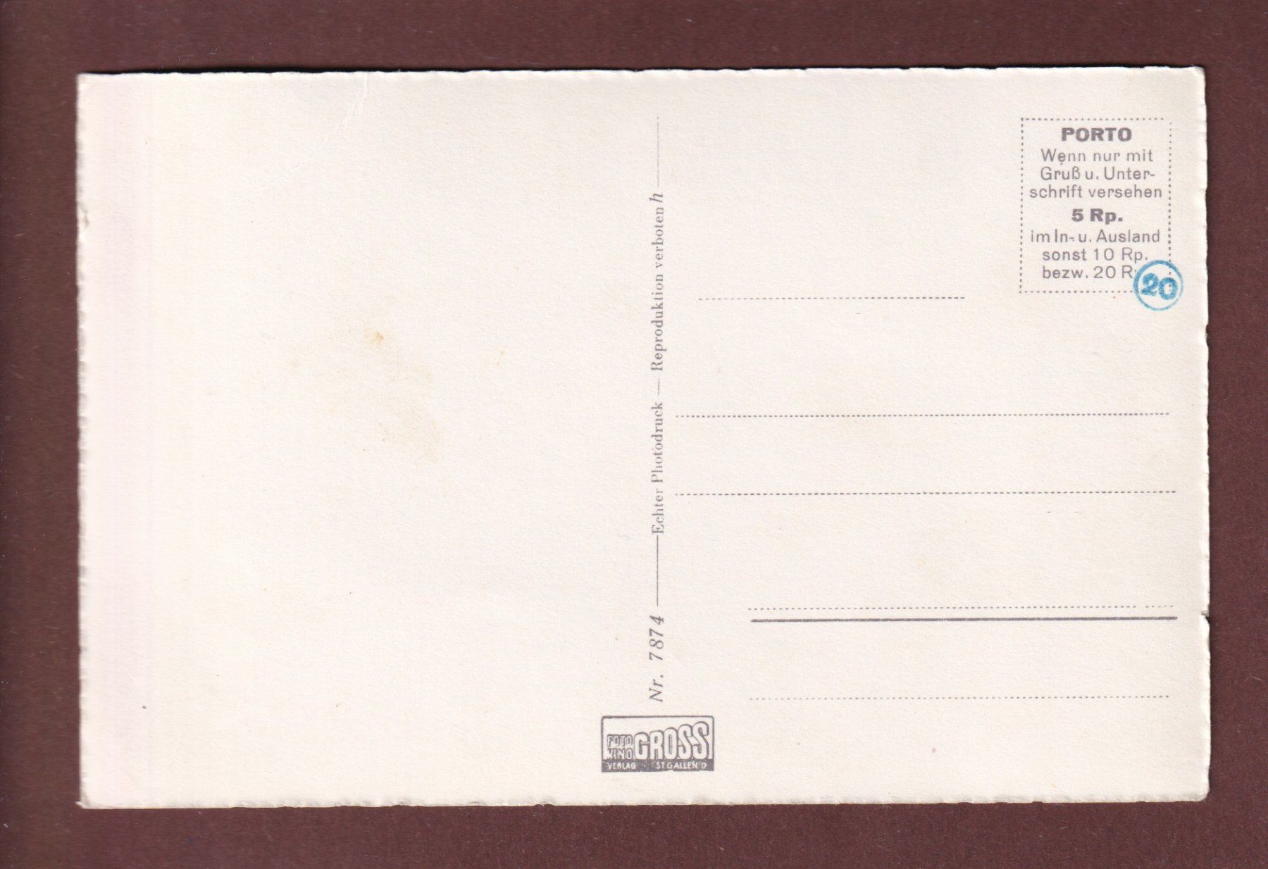 Cartes postales: GÄBRIS mit Säntis // Falte // – D'occasion à Pully par nicecards-shop 1