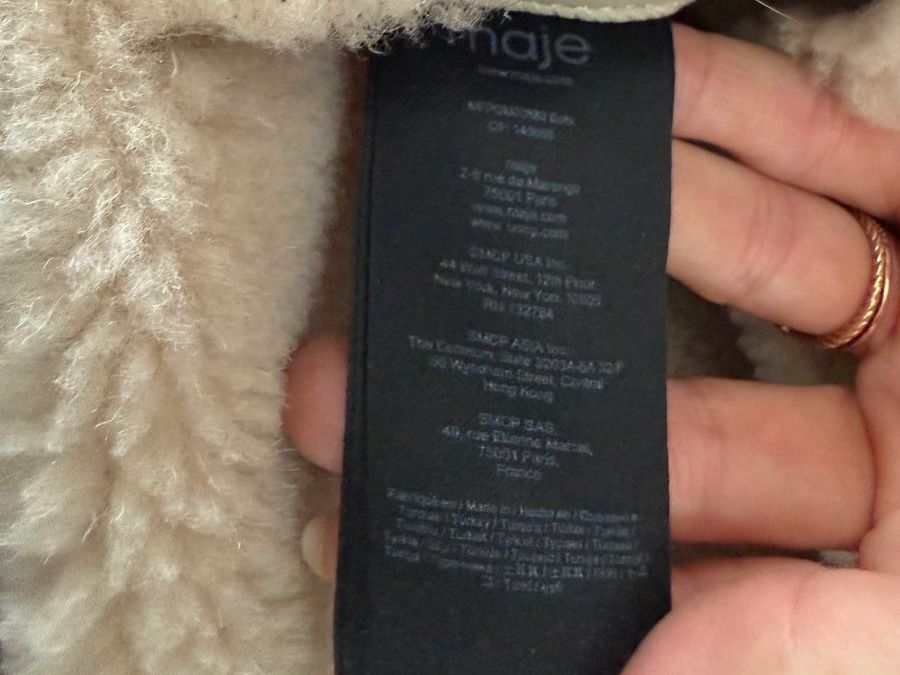 Maje Manteaux: MAJE lamb shearling coat S – D'occasion à Steinhausen par Stylelene14 6