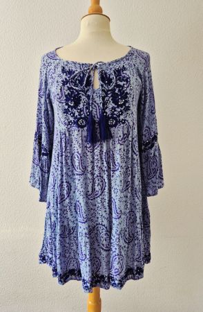 MISS JUNE PARIS TUNIKA BLUSE KLEID M 38 PAILETTEN,  TOP