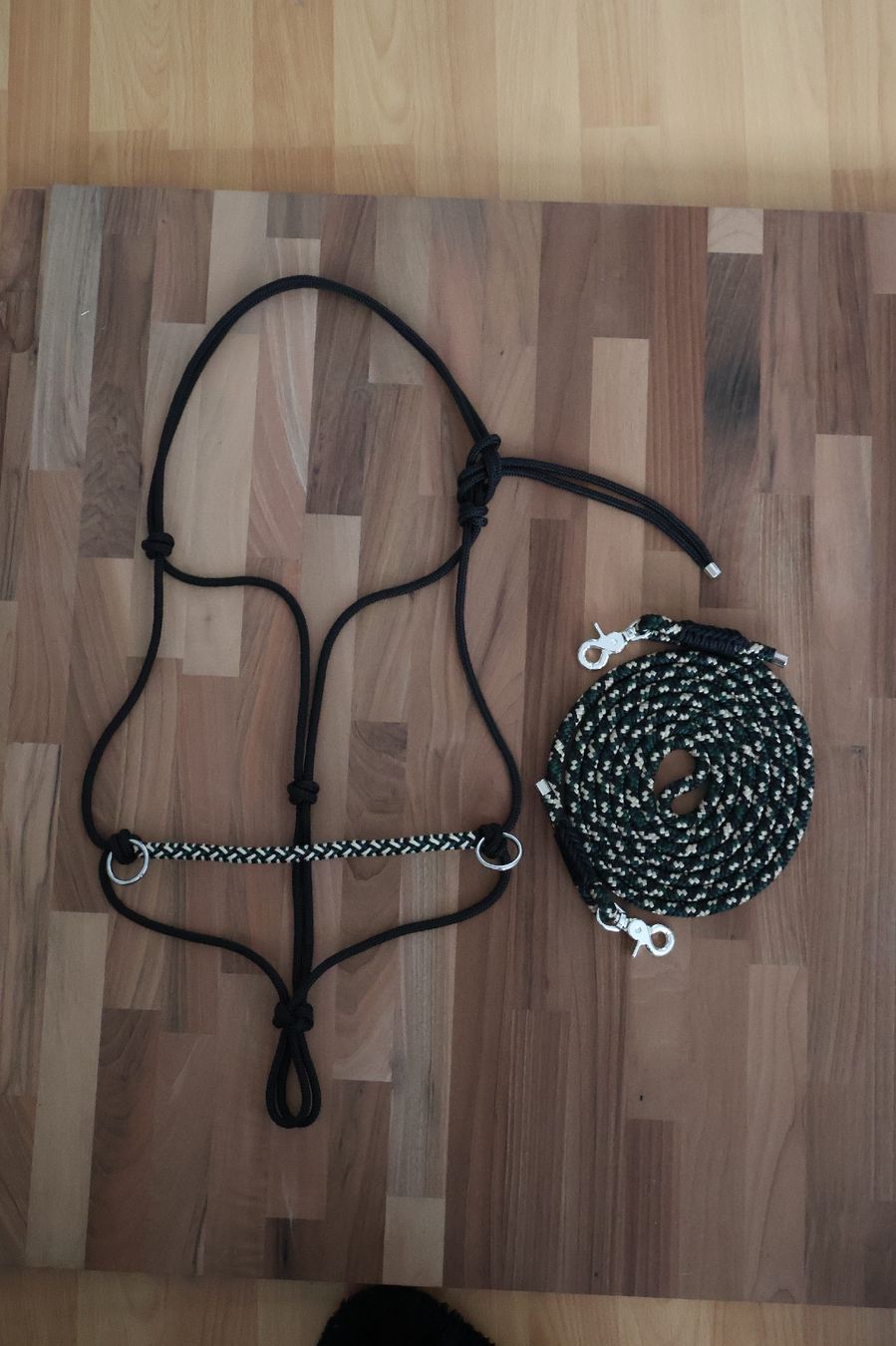 Briglie & Cavezze: Knotenhalfter Zügel Set Full – Nuovo (secondo la descrizione) da Meggen venduto da Orrinka20 1