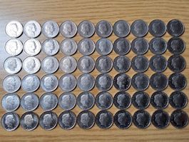20 Rappen 1959-2020 - Lot 60 Stück!