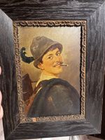 Antique Portrait of a Hunter with Feathered Hat🖼️🌲