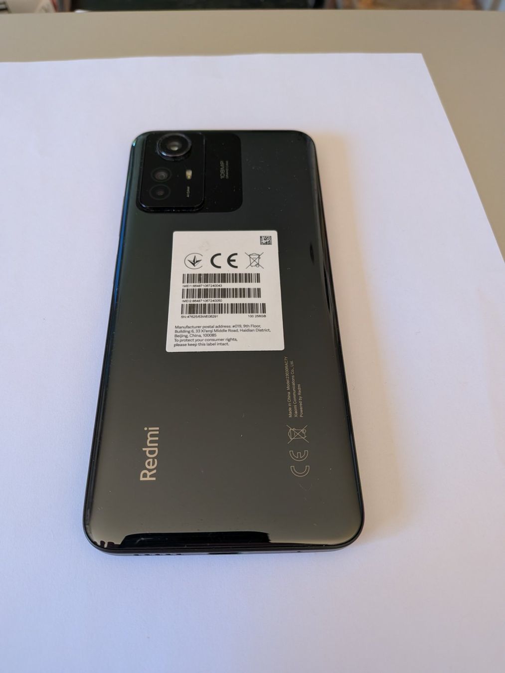 Xiaomi Telefoni cellulari / Smartphones: Redmi Note 12S Onyx Black - Top Zustand – Usato da Rebstein venduto da dschiguli 3