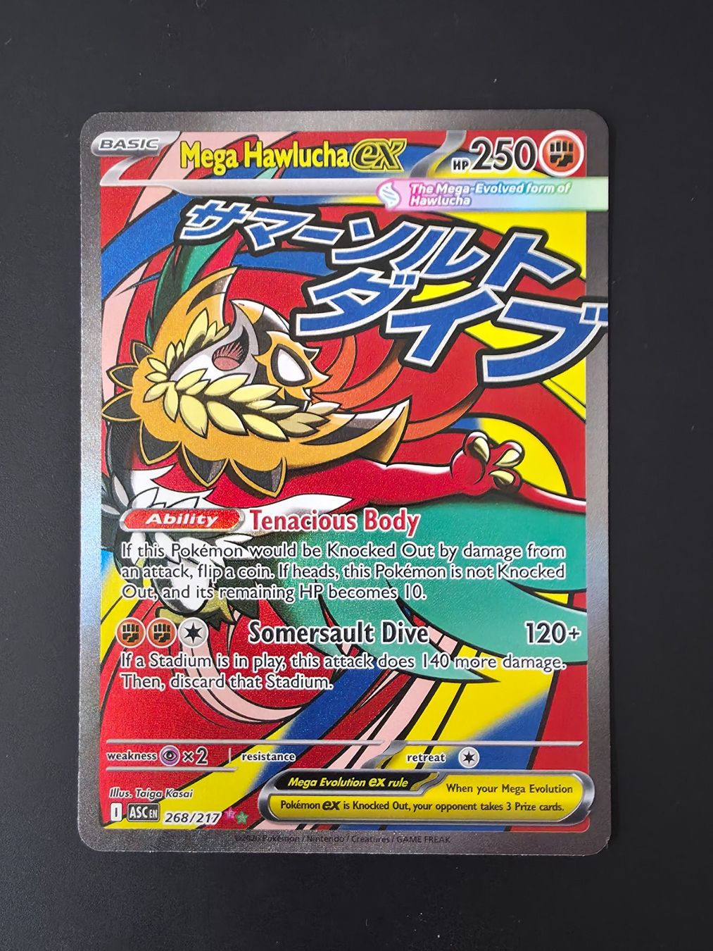 Pokémon Carte collezionabili: Mega Hawlucha ex (ASC 268) - Pokémon – Usato da Zürich venduto da Semagets