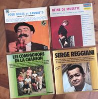 Sammlung Musette, Tanzmusik & Chanson – 4 LPs, Frankreich 