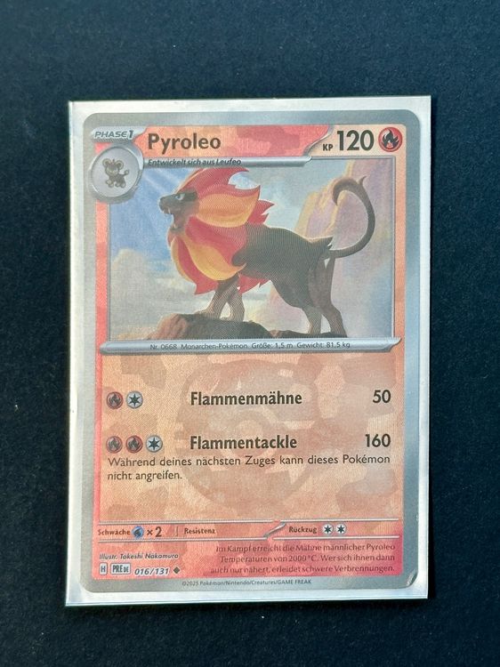 Pyroleo xPRE DE 016/131 Meisterball-Holo (Error-Karte) (Defekt) in ...