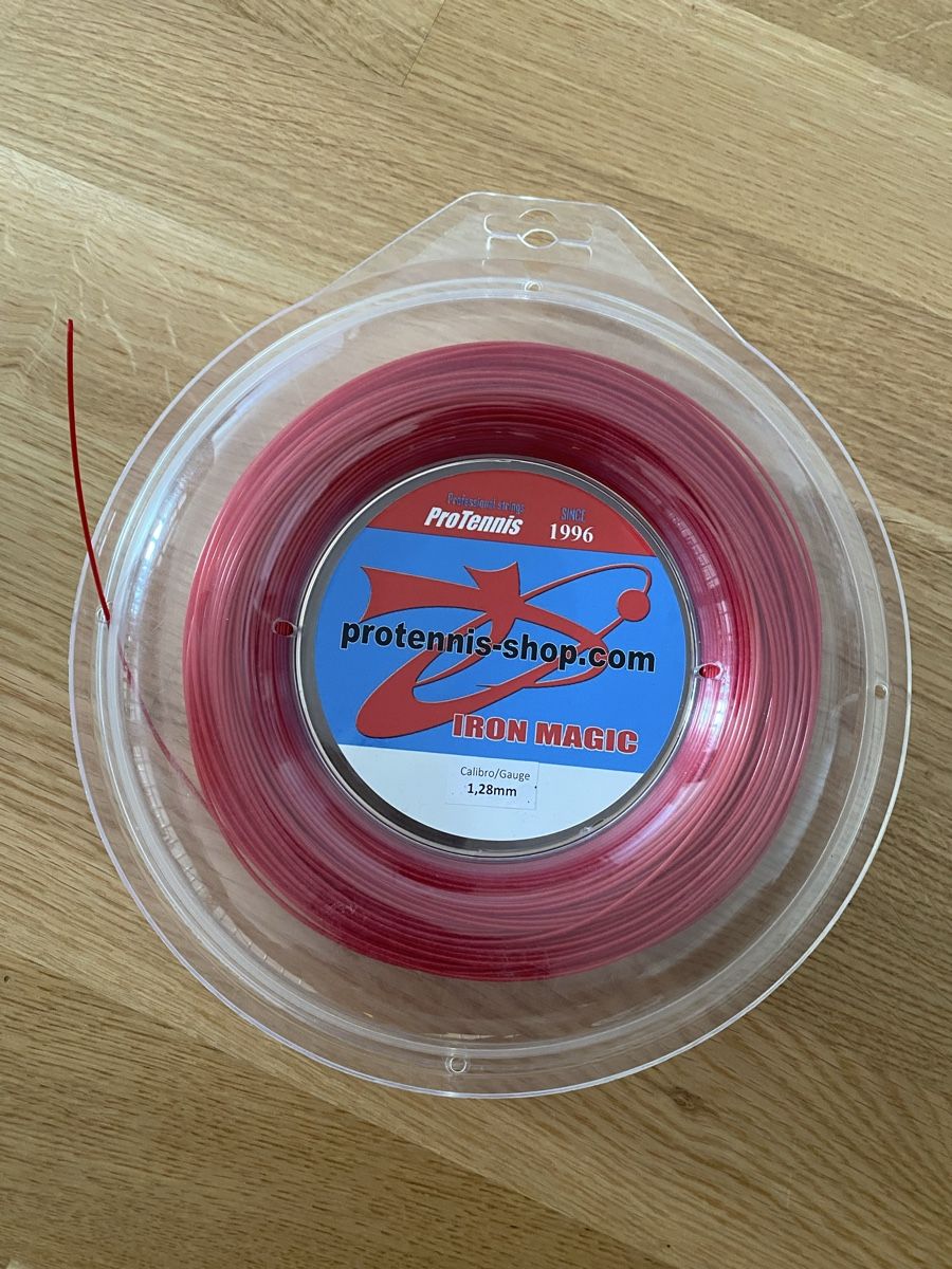 Schläger: Tennissaite ProTennis Iron Magic 1.28mm – Gebraucht aus Urtenen-Schönbühl von Samstoner