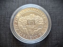 250Dinar JUGOSLAWIEN 1984 (Olympiade Sarajevo)