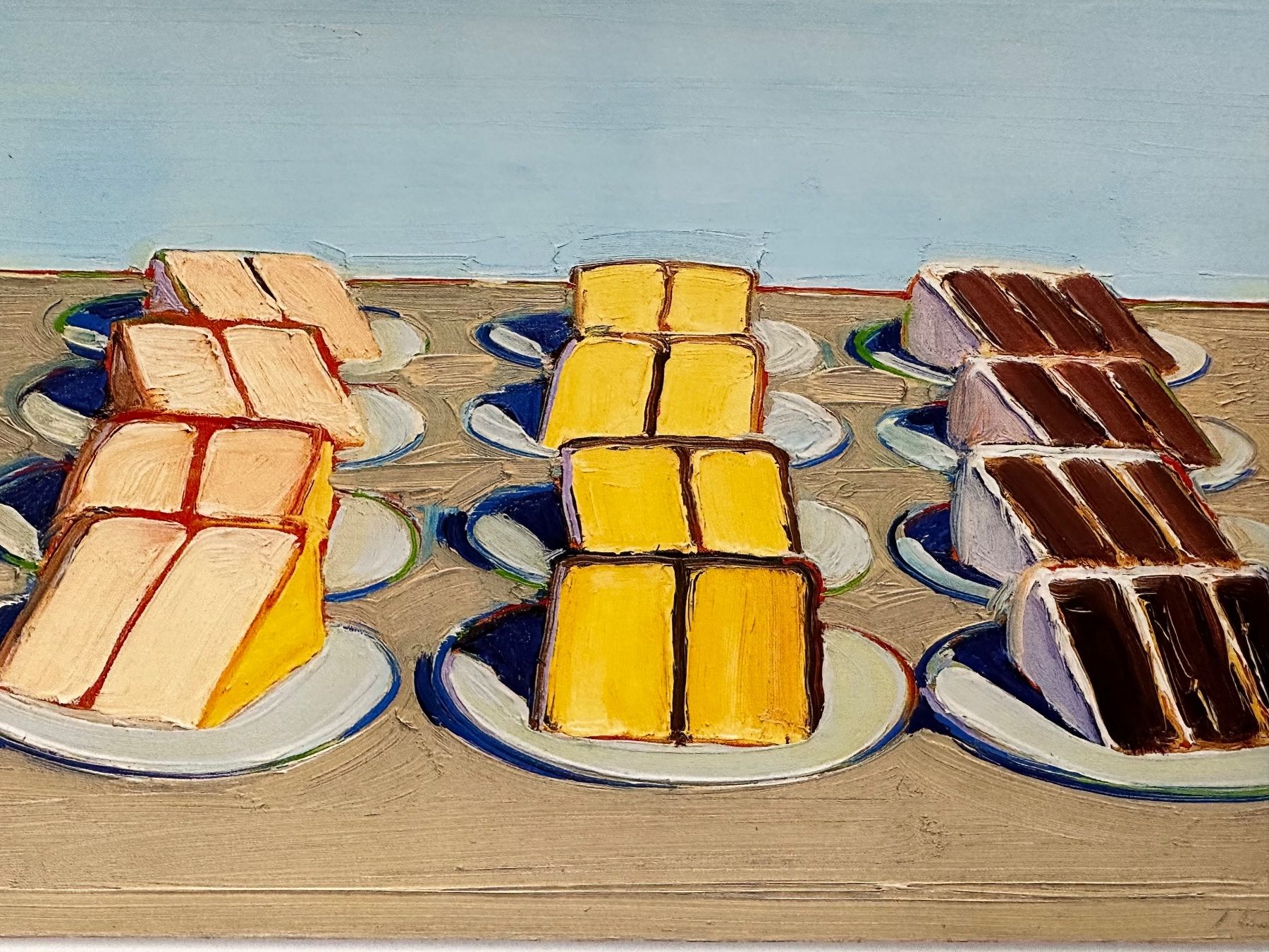 Foto & Immagini: Wayne Thiebaud: Cake Rows Pop Art Print – Nuovo (secondo la descrizione) da Meilen venduto da Smgdesign 1