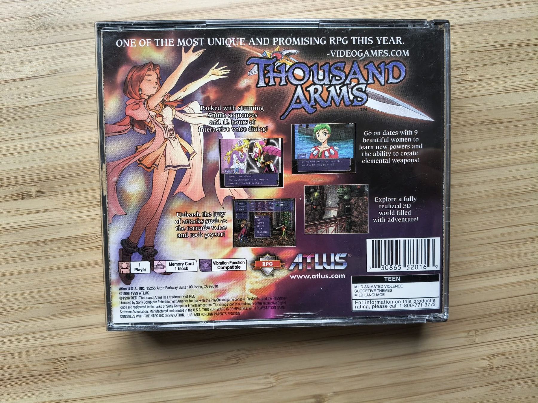 Spiele: Thousand Arms (PS 1) – Gebraucht aus Riedholz von ste_96cd 1