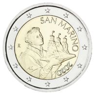 San Marino 2 Euro 2020 Heiliger Marinus