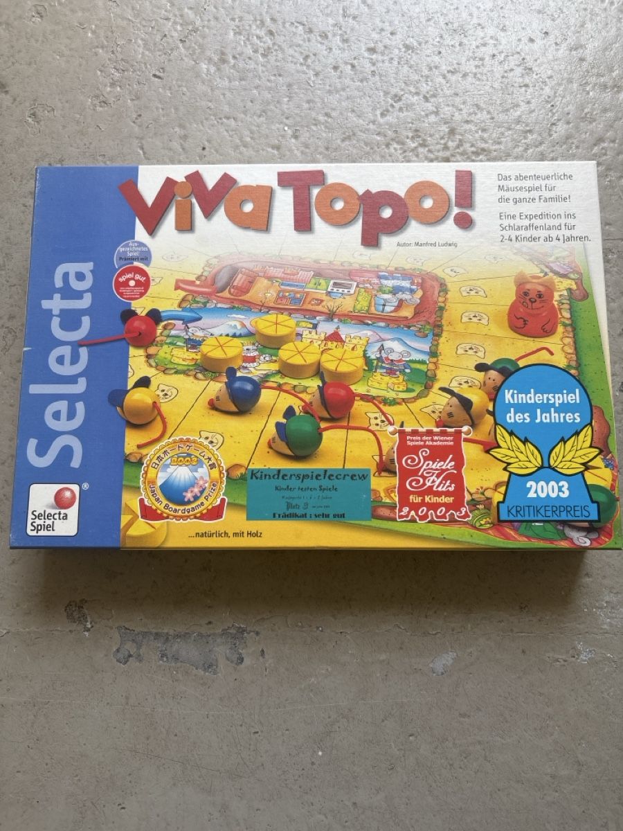 Selecta Giochi: Kinderspiel Viva Topo – Usato da Zürich venduto da Astroglia