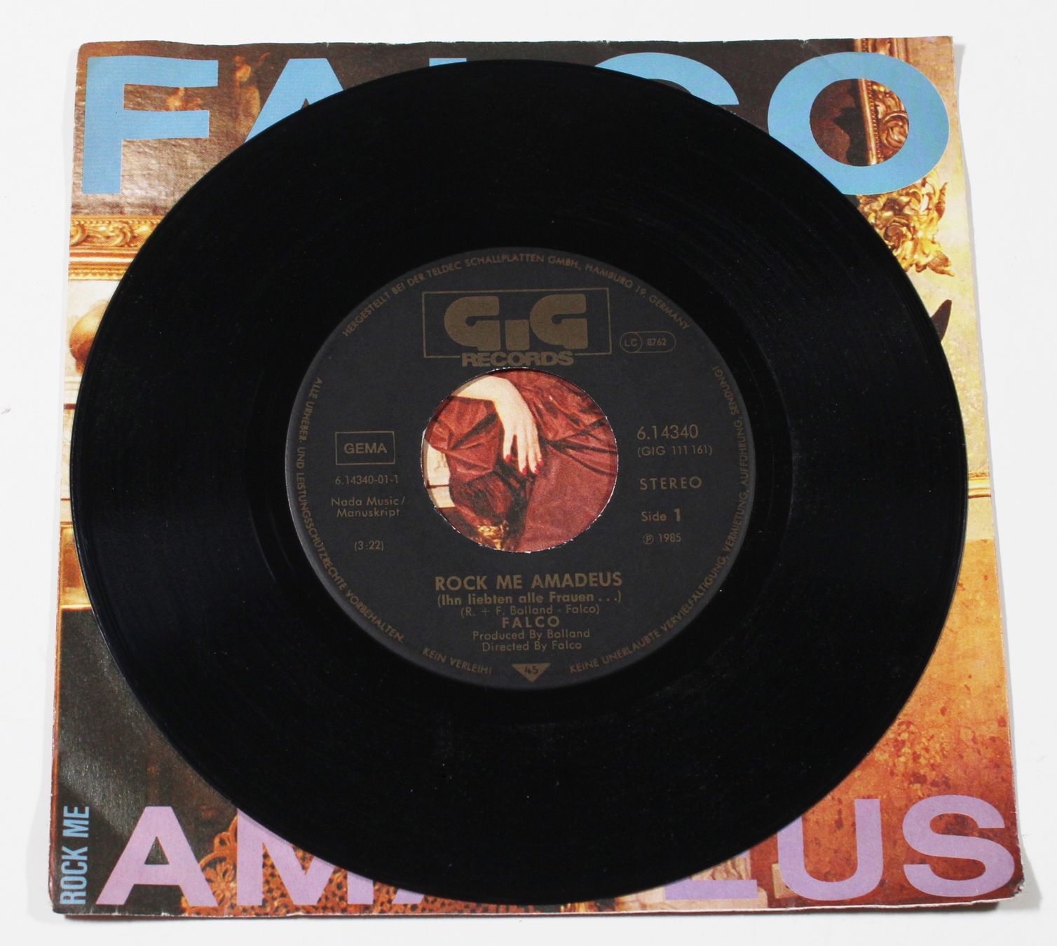 Dischi in vinile: 7" FALCO - ROCK ME AMADEUS 1985 – Usato da Brüttisellen venduto da Collector-Corner 1