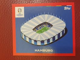 Topps UEFA Euro 2024 Sticker EURO 7 LOGO HAMBURG