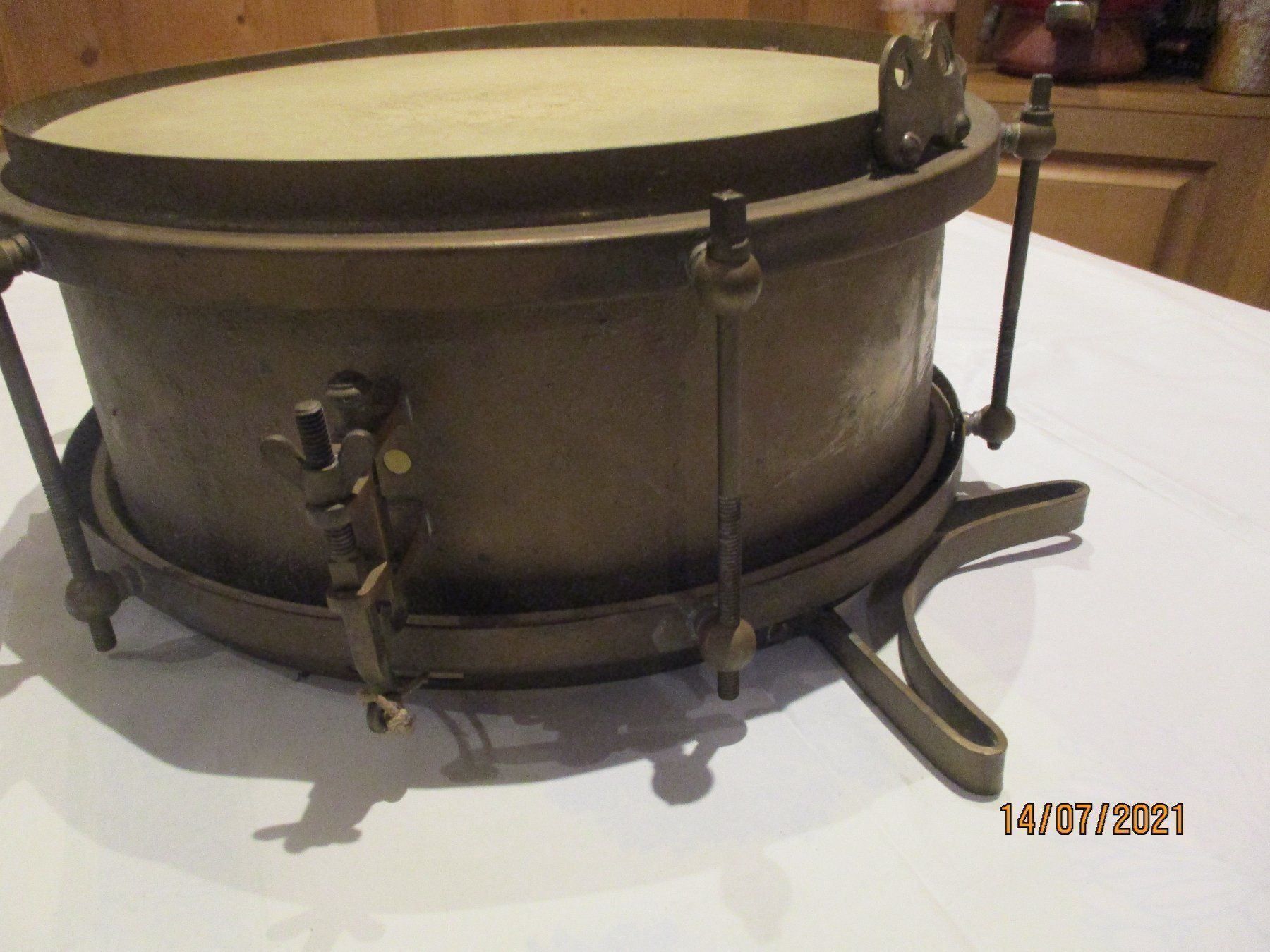 Strumenti musicali: VINTAGE MARCHING SNARRE /TROMMEL MESSING – Usato da Weissbad venduto da Usw63 9