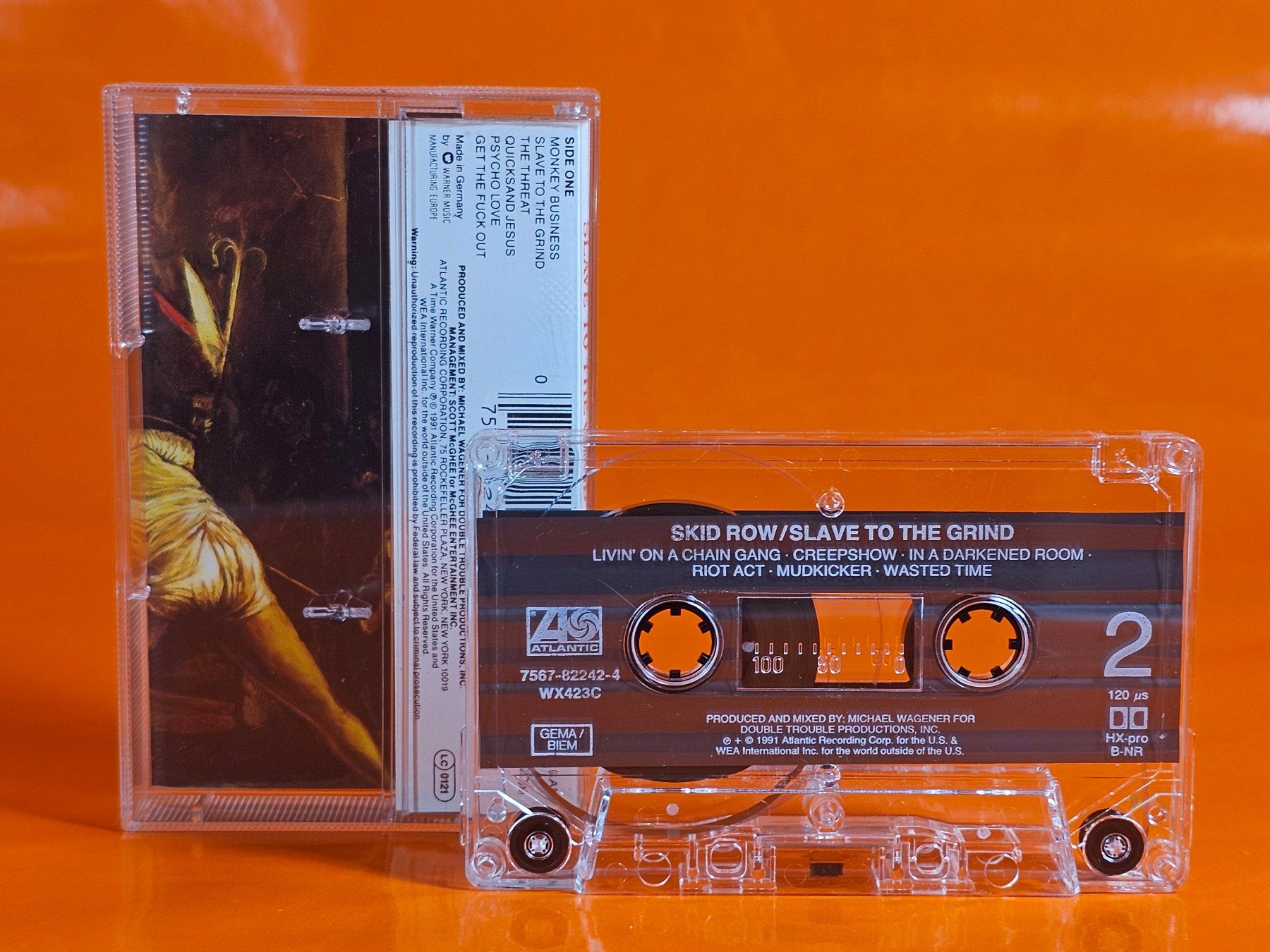 Kompaktkassetten: 📼 Skid Row – Slave To The Grind – Gebraucht aus Affoltern am Albis von bolsa_de_musica 1