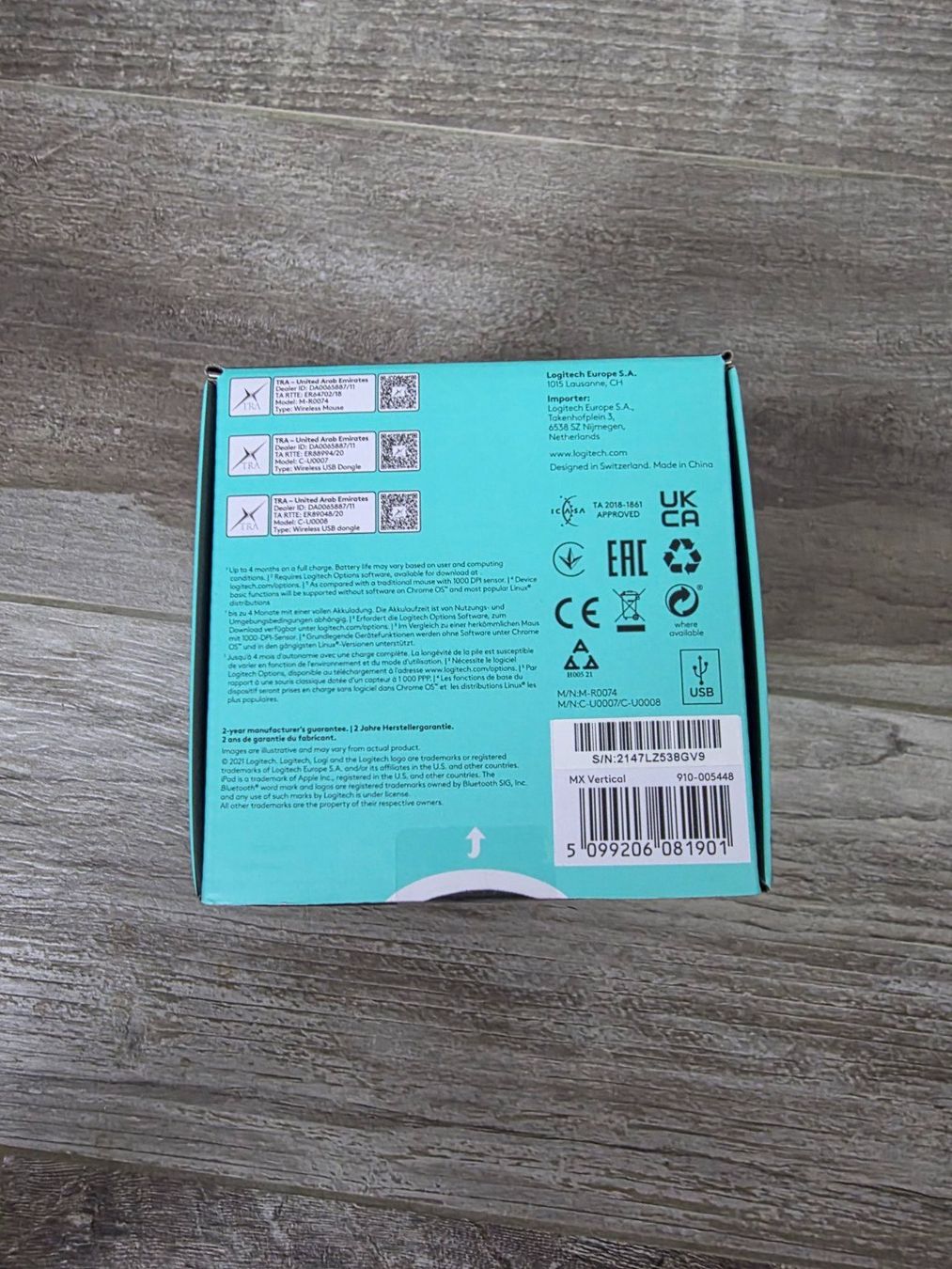 Logitech Maus: Logitech MX Vertical 910-005448 neu OVP – Neu und originalverpackt aus Dietlikon von Bonamesa 2