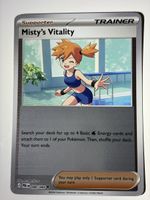 Pokemon Karte Misty's Vitality Reverse 080/084 Pitch Black