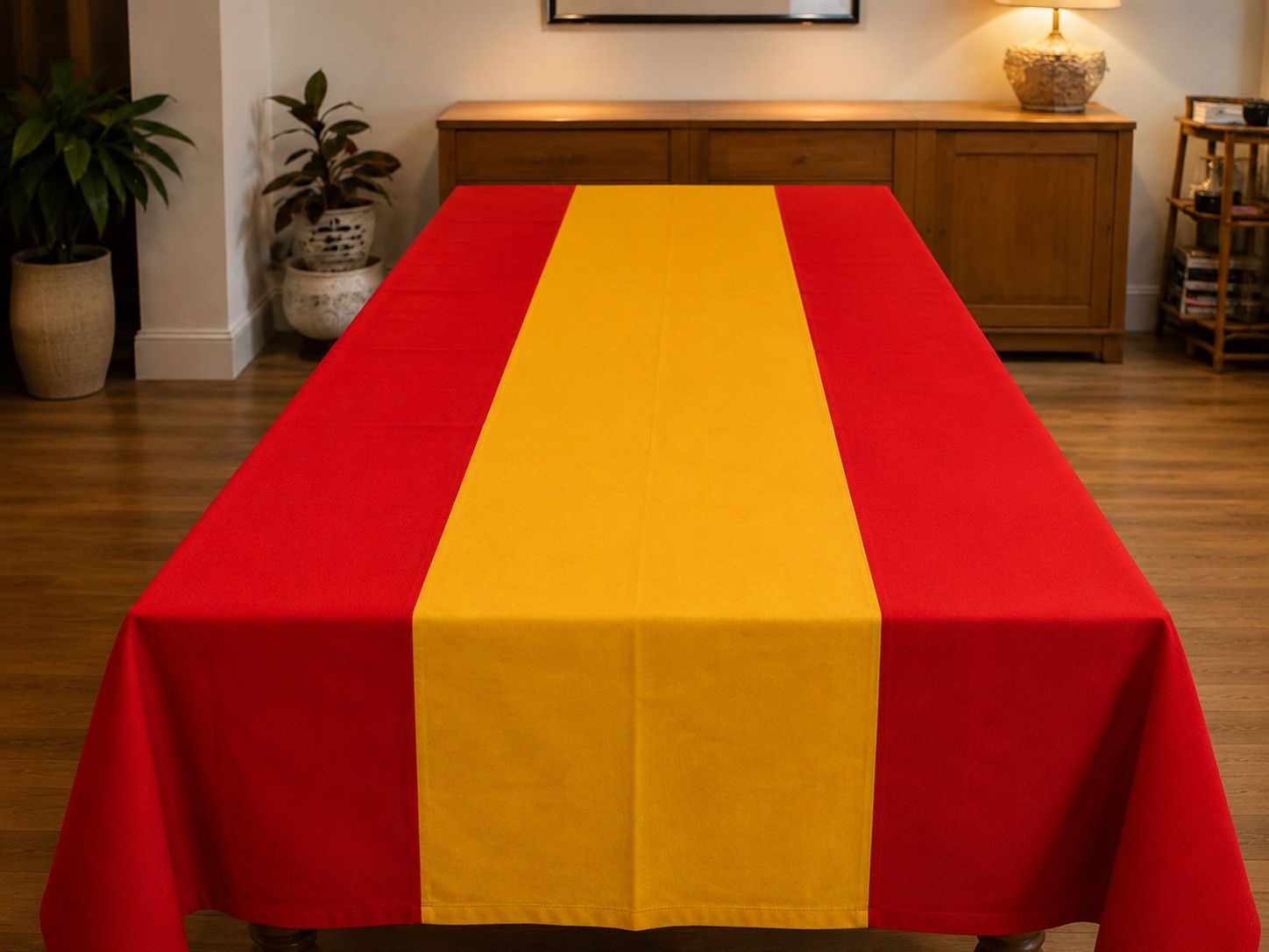 Altra biancheria da tavola: Tischtuch / Stoff Spanien Flagge rot -gelb – Nuovo (secondo la descrizione) da Luzern venduto da Sontru
