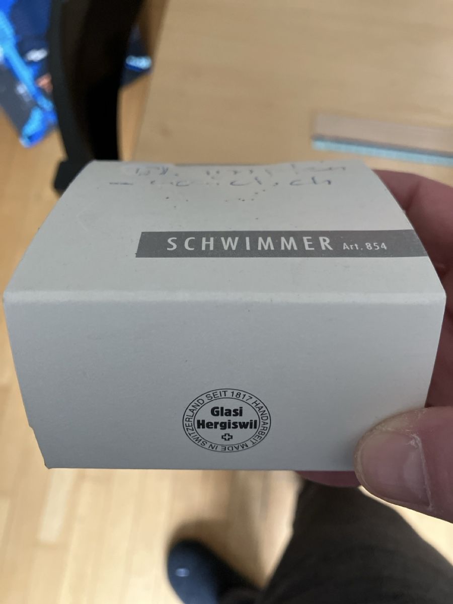 Glasi Hergiswil Bicchieri: 5 Schwimmer Glasi Hergiswil – Usato da Glarus venduto da Jhuber78 1
