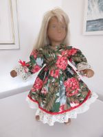 Puppenkleider, Blumiges Sommerkleid Sasha etc., Spitz, 26 cm