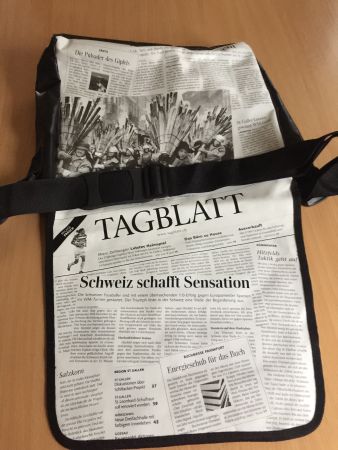 TASCHE ST.GALLER TAGBLATT Marc Zellweger FC SG  grün-weiss