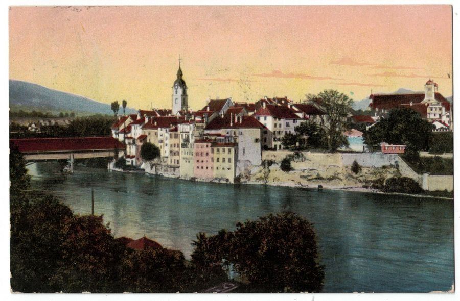 Cartoline postali: Olten, gelaufen 1913 – Usato da Frauenfeld venduto da POML