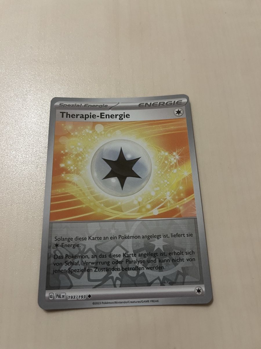 Pokémon Carte collezionabili: Therapie-Energie PAL 193 Reverse Holo DE – Nuovo (secondo la descrizione) da Aarburg venduto da Barnetta07