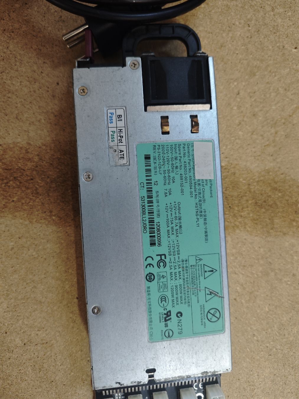 Composants électroniques: Server Netzteil1200W – D'occasion à Balgach par GZ-Tech 4