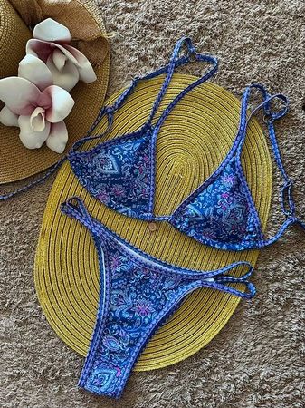 ✨Chic Paisley Bikini Set S  - Neu - Gratis Versand