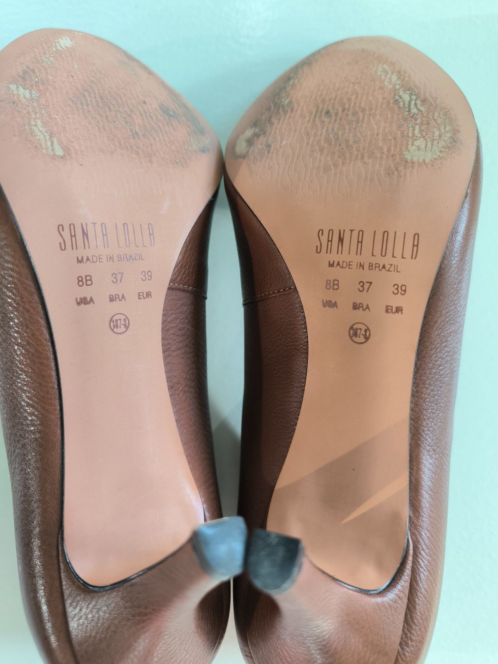 Scarpe da donna: Wunderschöne Pumps aus dunklem Kamelleder, Größe EU 39 – Nuovo (secondo la descrizione) da Wallisellen venduto da C_DM 7