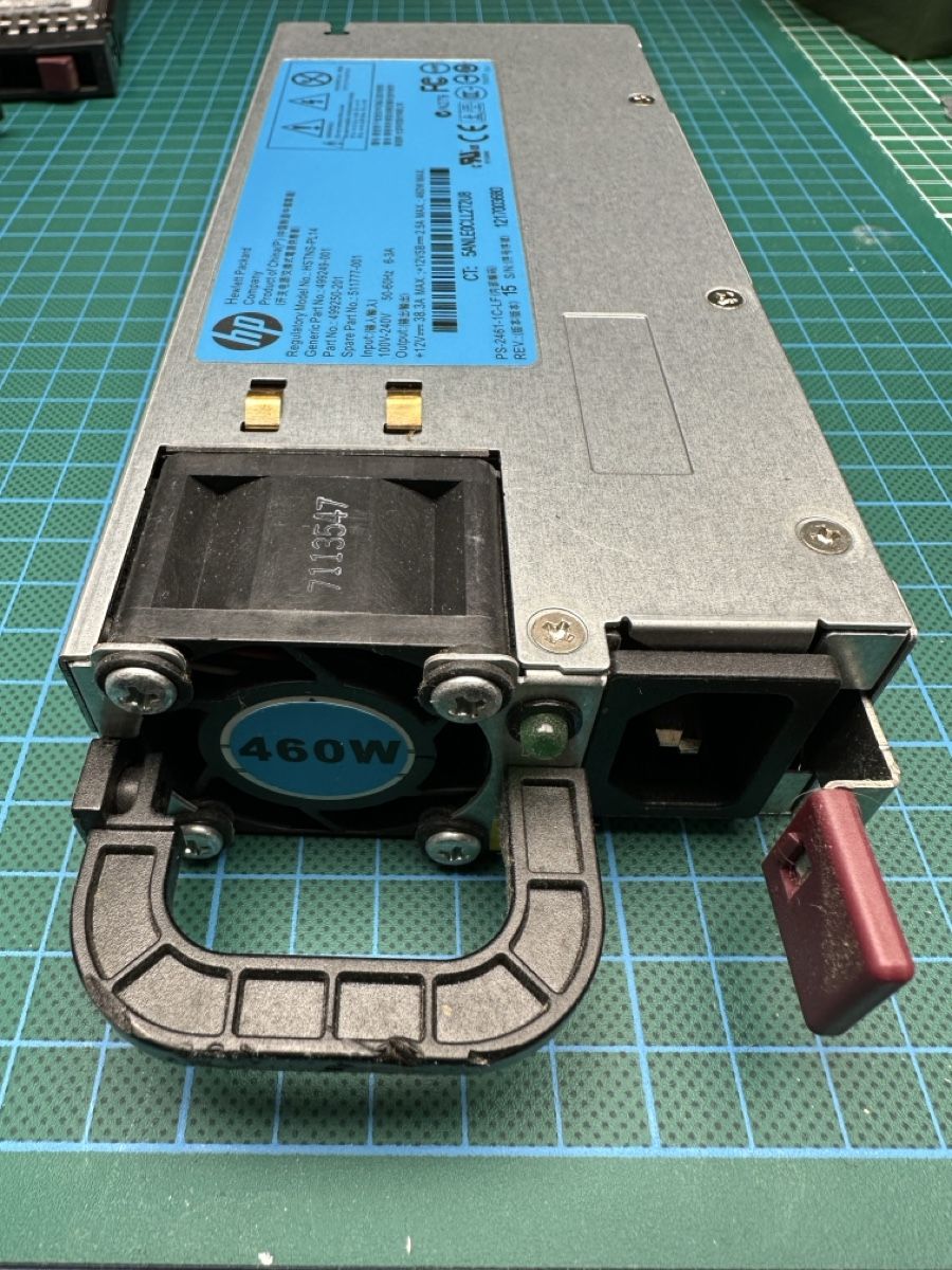 Hewlett Packard Server: HP Server Netzteil 460W – Usato da zürich venduto da paqual