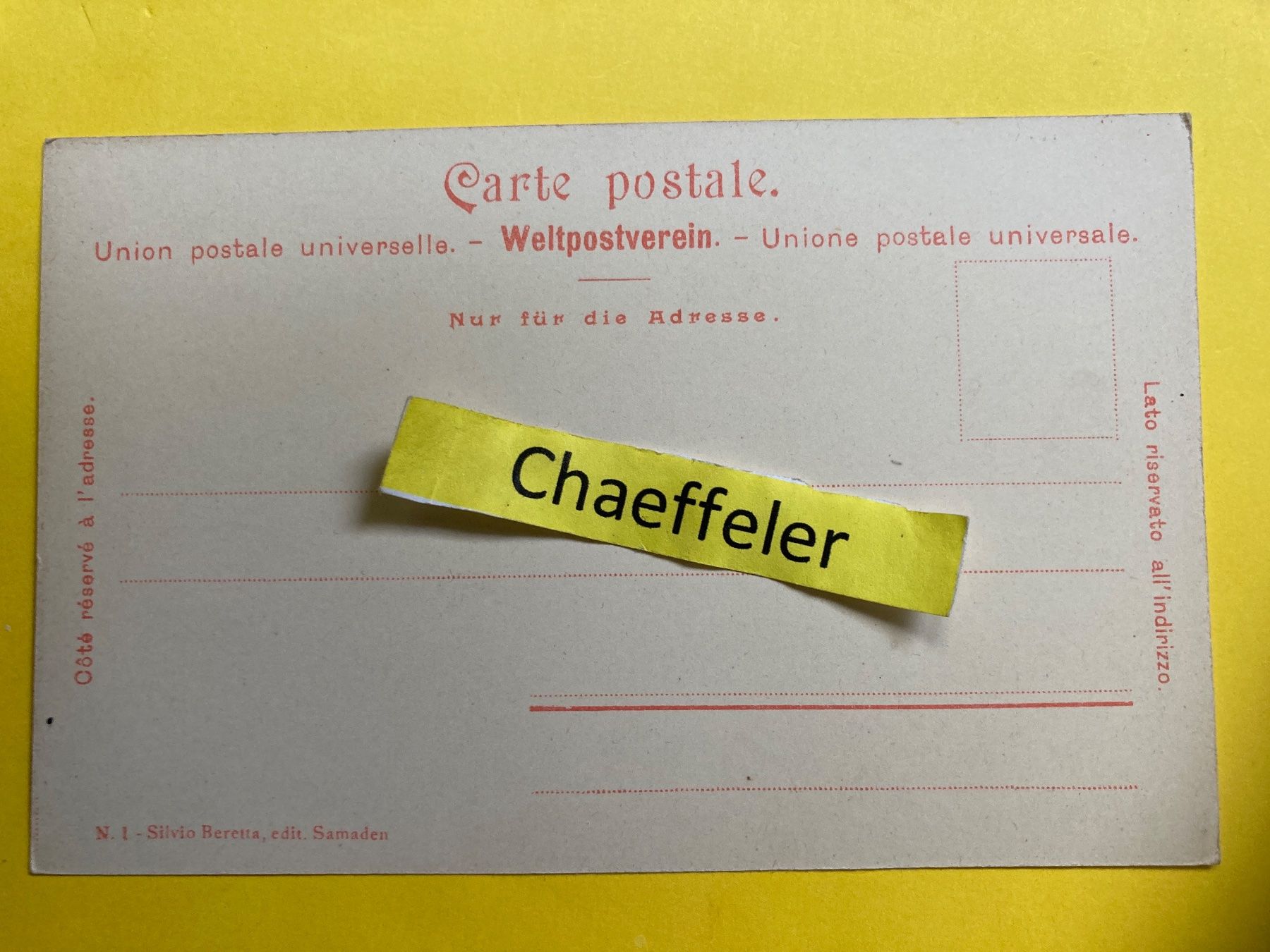 Cartoline postali: Maloja im Winter – Usato da Zürich venduto da Chaeffeler 1