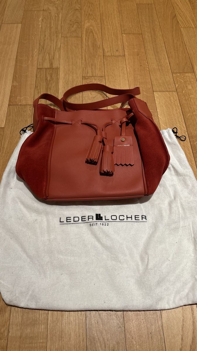 Longchamp Borse da donna: Longchamp Penelope Beuteltasche Echtleder – Nuovo (secondo la descrizione) da Ossingen venduto da jst_z962