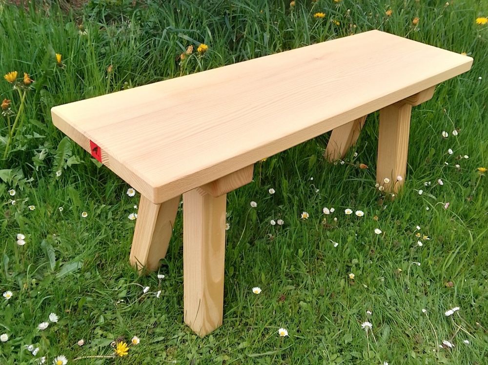 Holzbank, Gartenbank, Deko Bank, Schweizer Holz 100 cm Kaufen auf