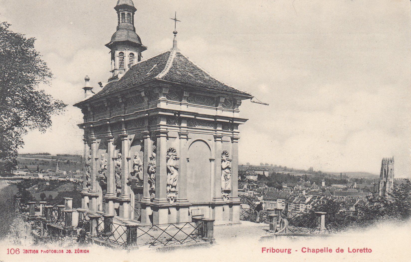 Cartoline postali: Fribourg ca. 1910 – Usato da Bürglen TG venduto da StampGraf