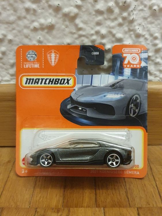 Voiture Miniature Matchbox Koenigsegg Gemera 2021 - Échelle 1/64, Série MBX Roadtrip 2024, Neuve Sous Blister