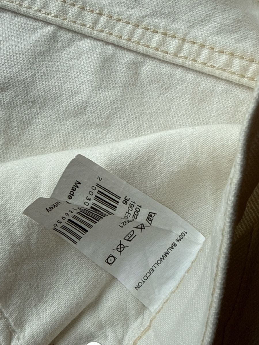 Jeans: Stylish Manor  Off-White Denim Jeans - Size 36, Spring! – Usato da Biel/Bienne venduto da TanyaM02 6